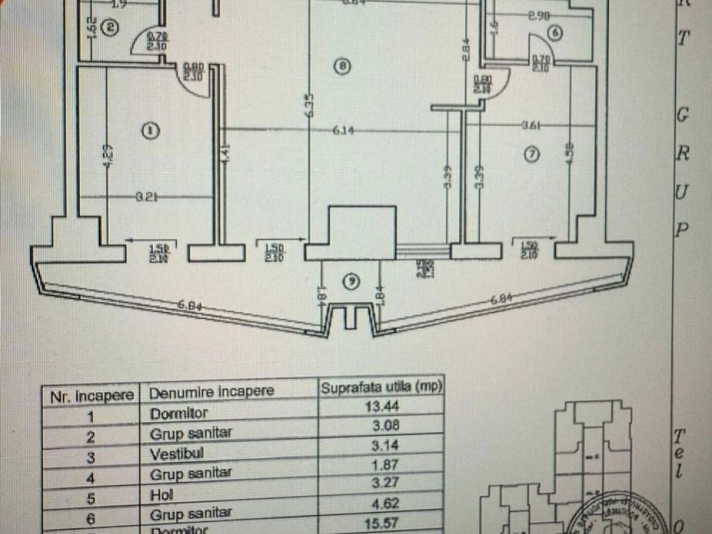 UPGROUND Apartament 3 camere 104mp cu parcare - Metrou Pipera - COM0%
