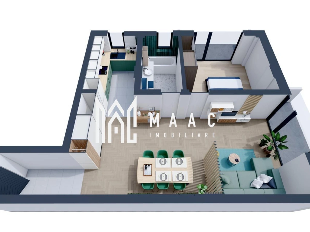 Apartament rezidential I 2 Camere I Parcare I Selgros