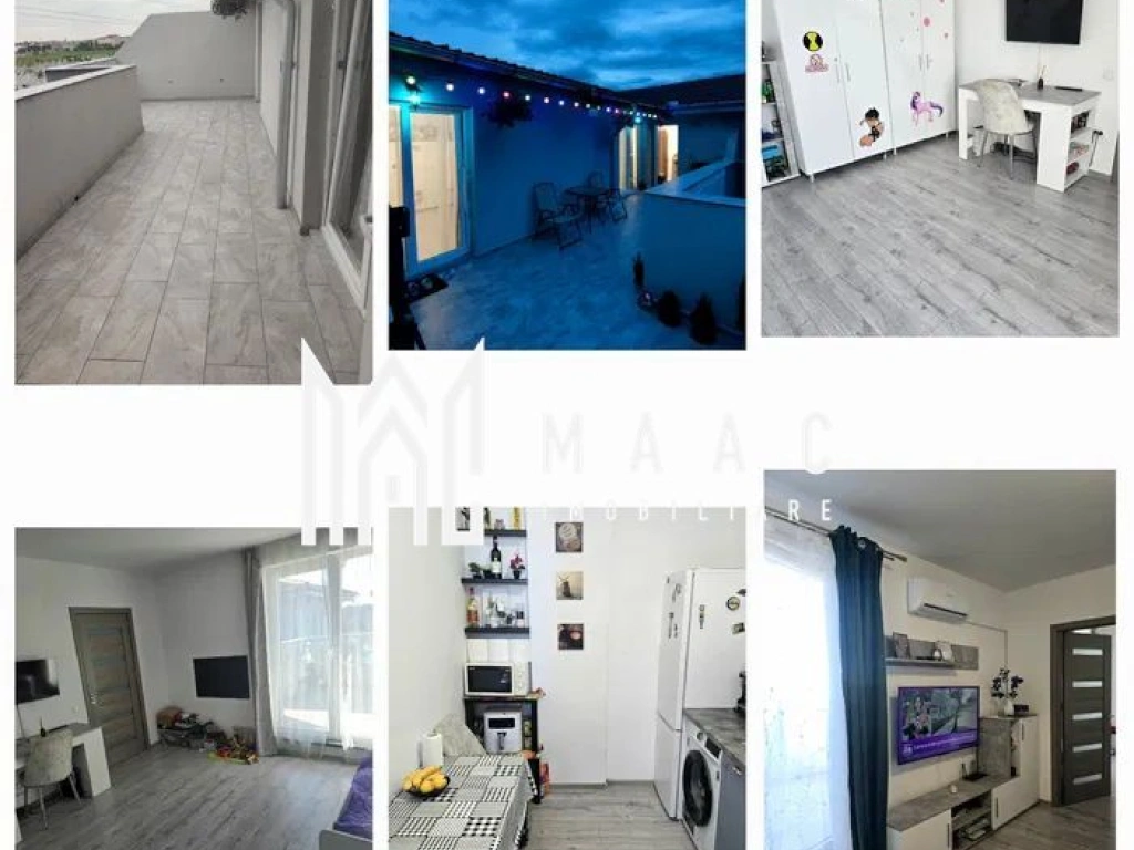 Apartament 2 camere cu terasă 23 mp I pod I parcare I Cartierul Arhitecților