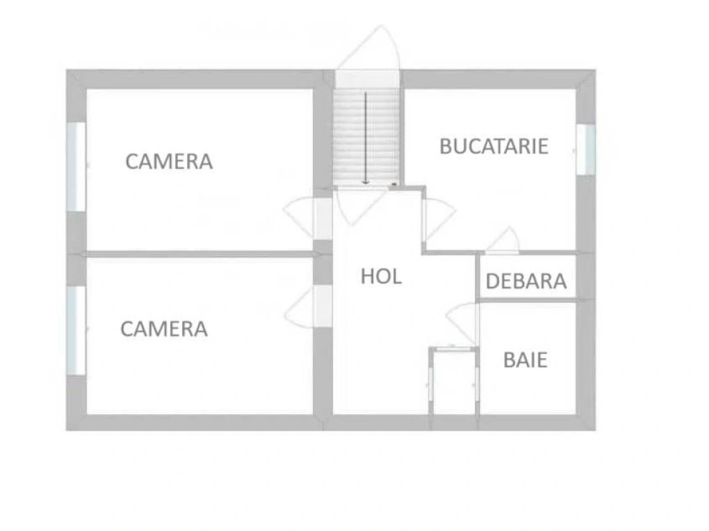BRASADAS vinde Ap 2 cam 77mp Parter Parcul Feroviarilor