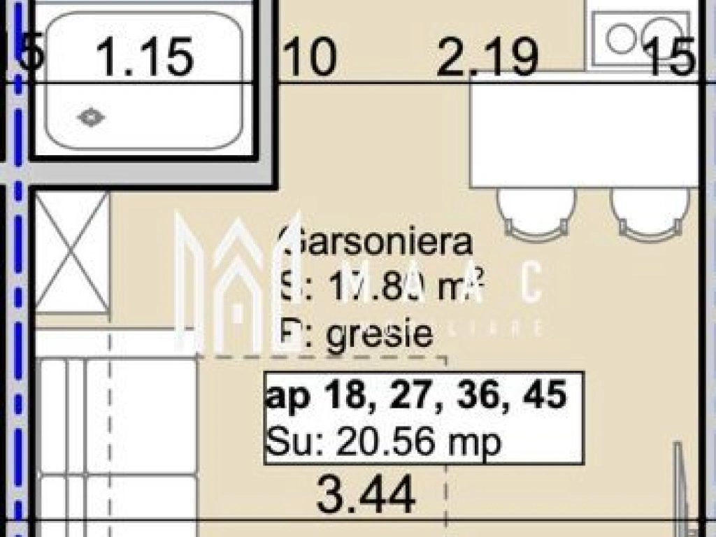 Garsoniera | Etaj 1 I Lift | Lazaret | Predare Mai 2025