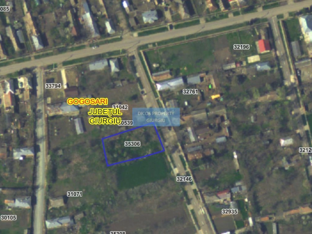 Teren intravilan 1.200 mp – Gogoșari, Giurgiu