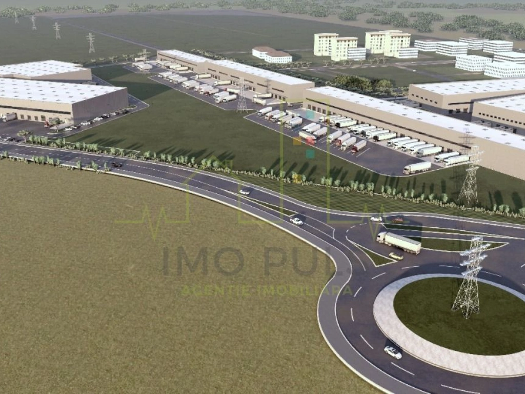 Teren pentru parc industrial. 25 Euro/ Mp. Acces direct la centura