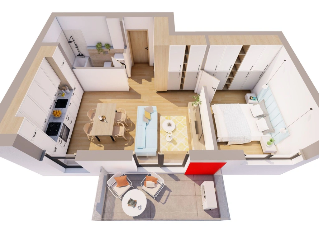 Apartament nou în ARED RED 9 Investiția inteligentă! Fără comisioane!