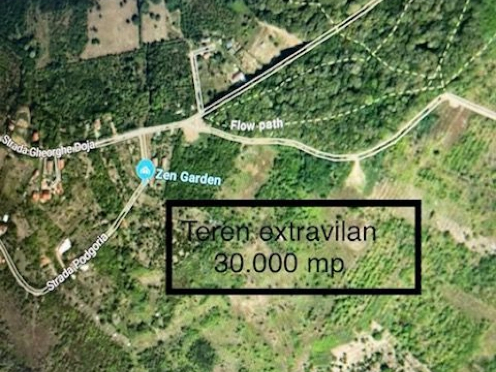 Vindem 30.000 mp teren ext, cu panorama-Gh Doja padure- 9 EURO/MP